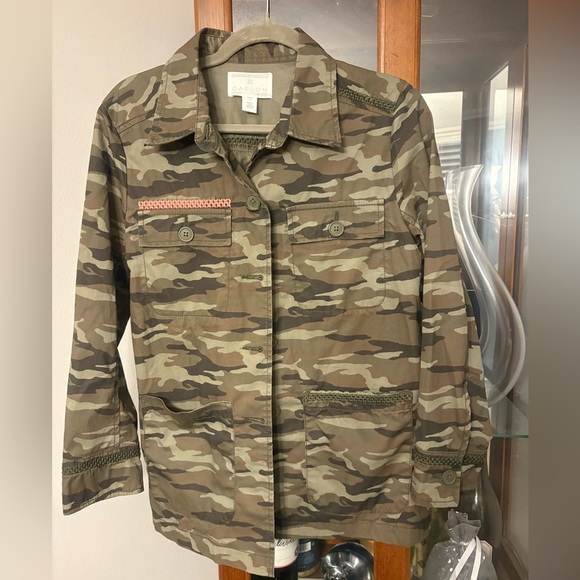 Caslon Petite Camo Utility Jacket – Size Small (Nordstrom Brand) - Picture 3 of 3